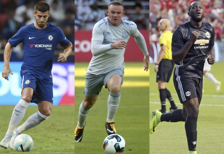 Morata, Rooney dan Lukaku akan meningkatkan peluang tim mereka masing-masing di bursa taruhan untuk memenangkan gelar Liga Inggris musim ini