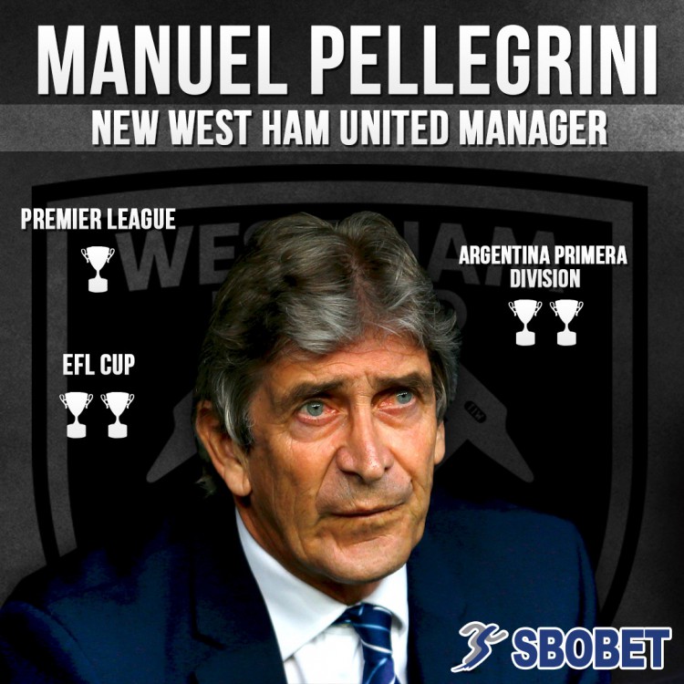 West Ham confirmed Manuel Pellegrini as their new head coach