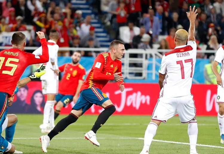 Hasil pertandingan bola Spanyol vs Maroko