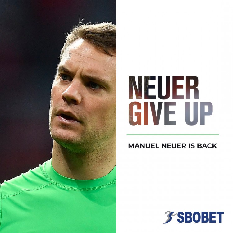 Germany's online betting fans delighted to see Neuer back in training