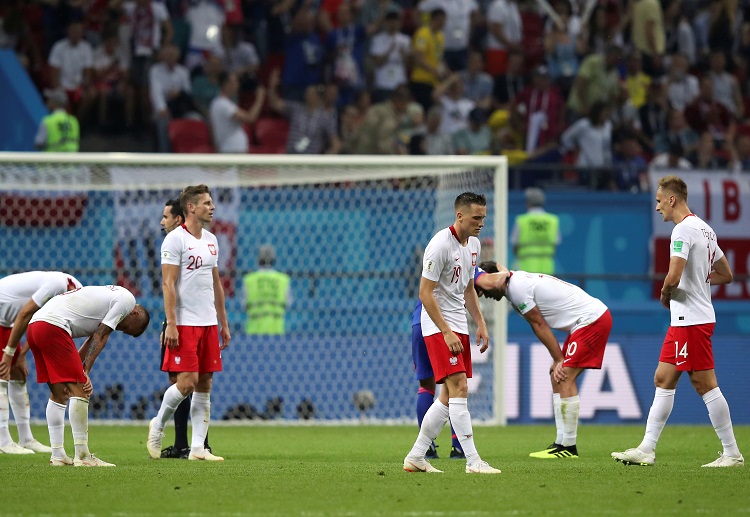 Poland are the first European nation to be knocked out in the World Cup 2018