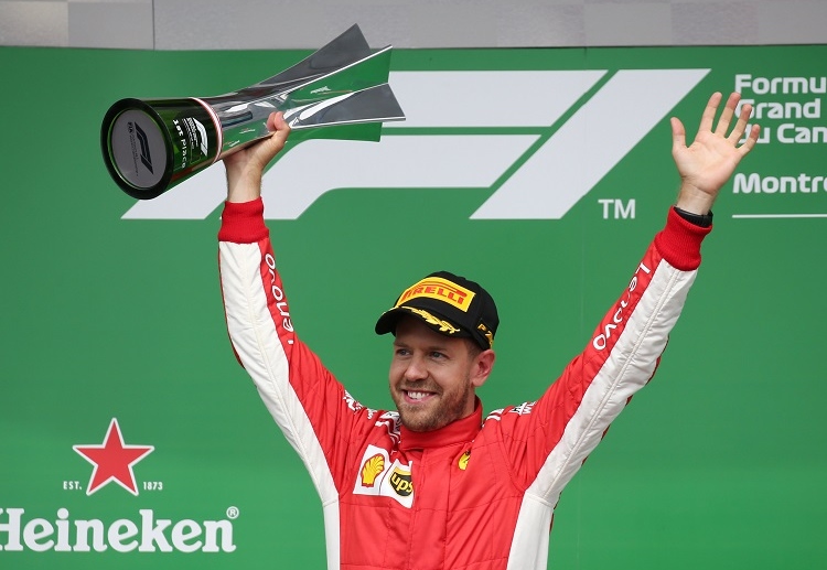 Canadian Grand Prix Results: Sebastian Vettel is delighted to mark an end to Ferrari's drought at Canada