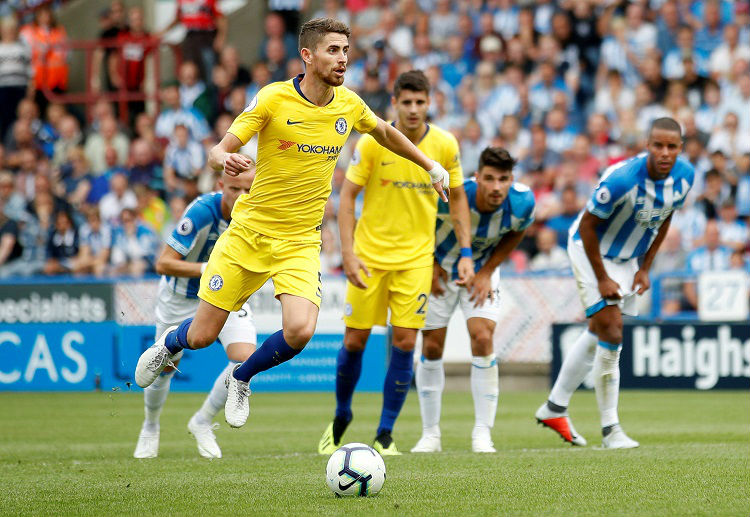 Jorginho score in his Premier League debut