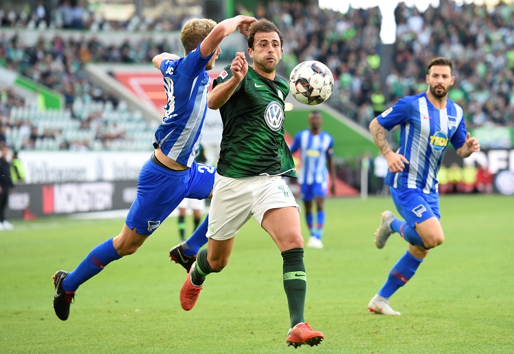 Admir Mehmedi is spearheading Wolfsburg to an intense Bundesliga battle with Gladbach