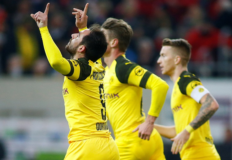 Borussia Dortmund's Paco Alcacer became the first player in Bundesliga to score ten goals as substitute