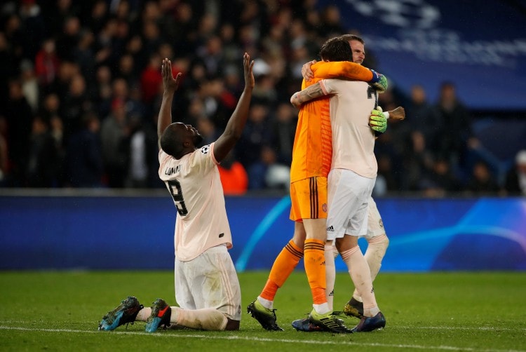 Another win for Manchester United in Champions League match against Paris Saint Germain under management of Ole GUnner Solksjaer