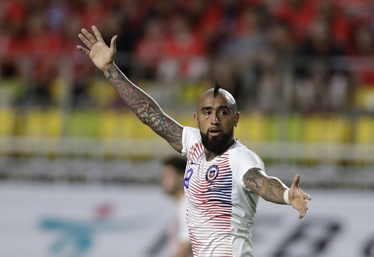 Copa America: Arturo Vidal có 53 trận ra sân trên mọi đấu trường và ghi được 3 bàn thắng