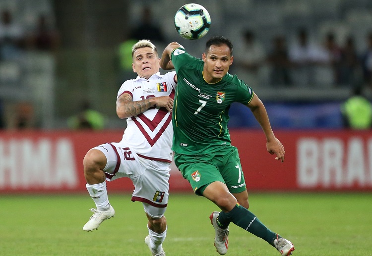 Leonel Justiniano gives Bolivia hope after scoring against Venezuela in their recent Copa America match