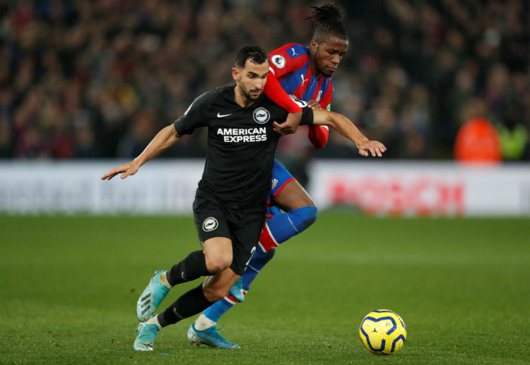 Premier League: Crystal Palace's Wilfried Zaha scores an equaliser against Brighton & Hove Albion