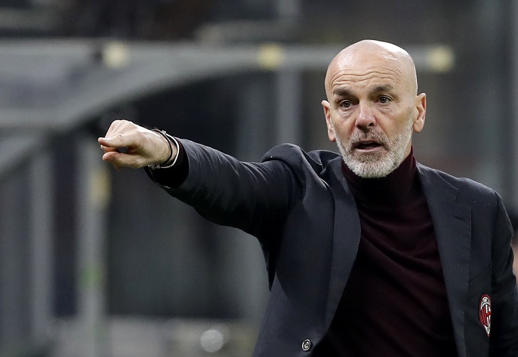 AC Milan boss Stefano Pioli is keen to stay Serie A league leaders