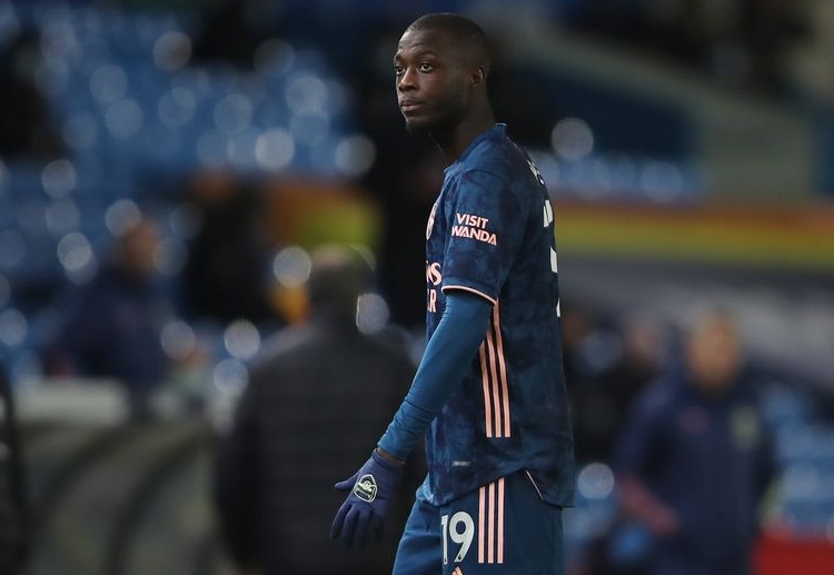 Nicolas Pepe gears up ahead of Arsenal's Europa League clash this midweek