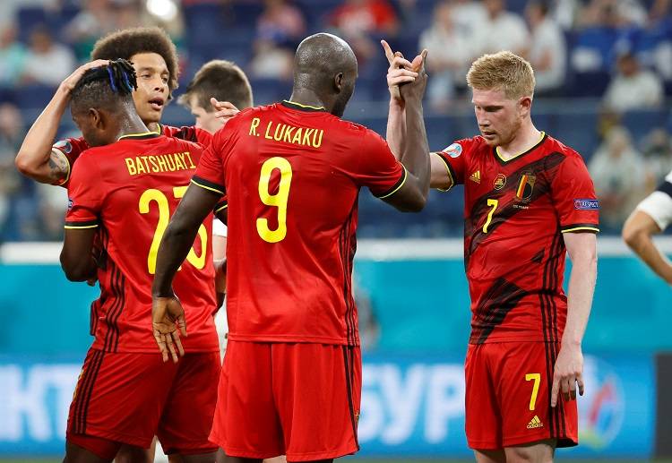 Romelu Lukaku scored Belgium's second goal vs Finland in their Euro 2020 Group B match