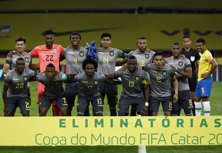 Ecuador đang sở hữu 9 điểm trên BXH vòng loại World Cup 2022.