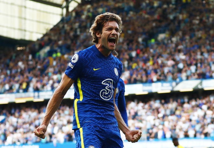 Marcos Alonso cetak satu gol di Premier League