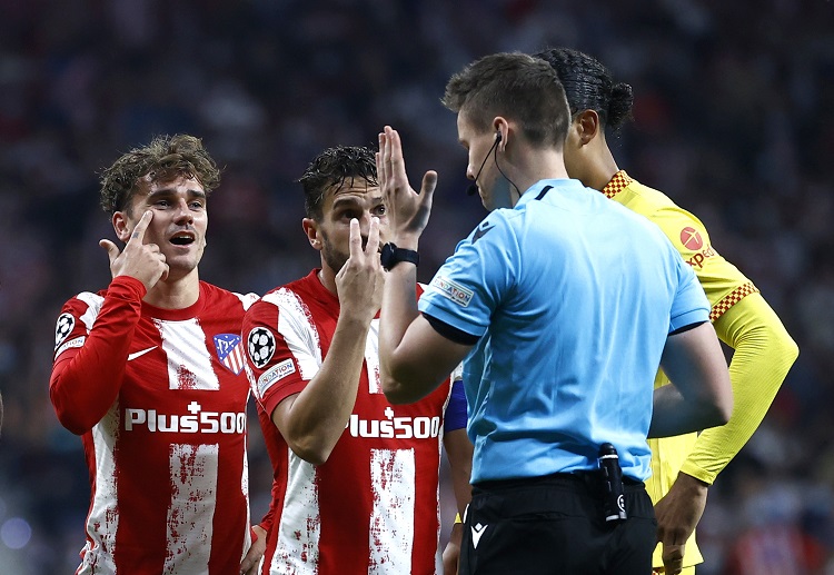 Atletico Madrid's Antoine Griezmann hopes to bounce back in La Liga following his Champions League’s red card