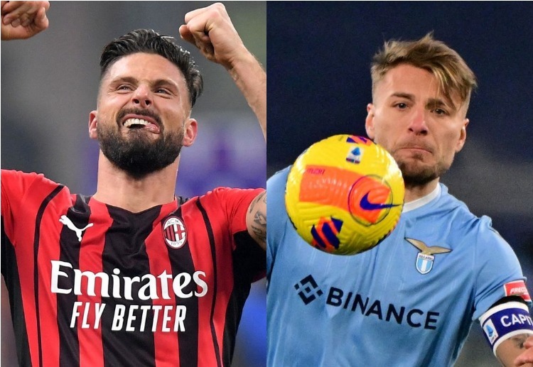 Ciro Immobile and Olivier Giroud will both prepare in their upcoming Coppa Italia 2022 match