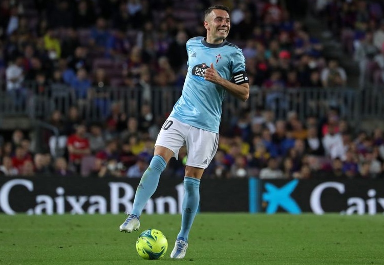 Iago Aspas has scored 18 goals to become the second top scorer this 2021/22 La Liga season