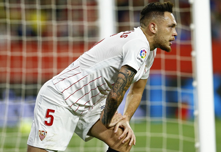 Lucas Ocampos scored six goals for Sevilla this La Liga season