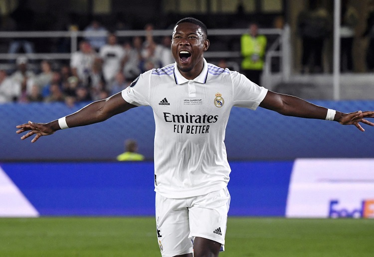 Real Madrid took the lead before half time through David Alaba’s goal in the UEFA Super Cup