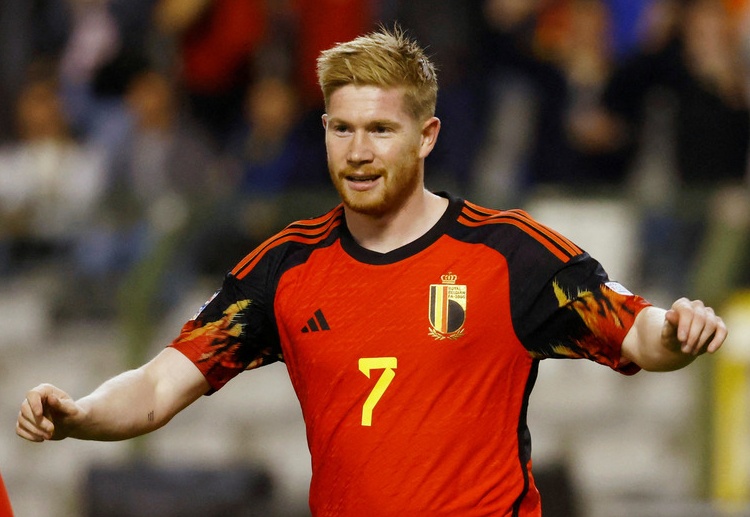 Kevin De Bruyne nằm trong danh sách Top tiền vệ công của VCK World Cup 2022.