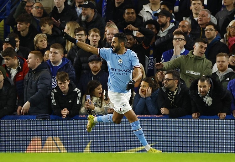 Riyad Mahrez scored Manchester City's winning goal against Chelsea in the Premier League