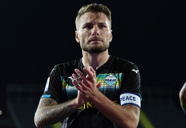 Ciro Immobile of Lazio will try to score goals and win their upcoming matches in Serie A