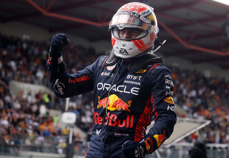 Red Bull driver Max Verstappen wins the 2023 Belgian Grand Prix podium to claim his eighth consecutive win this F1 season