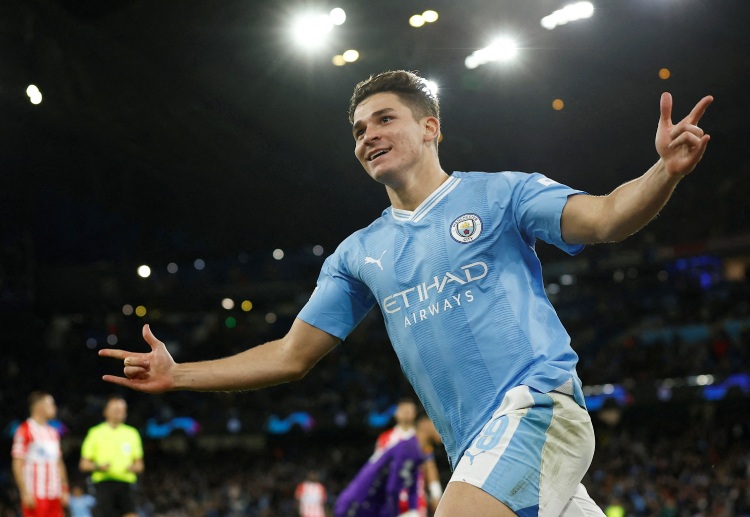 Julian Alvarez bags brace as Man City kick off Champions League defence with victory