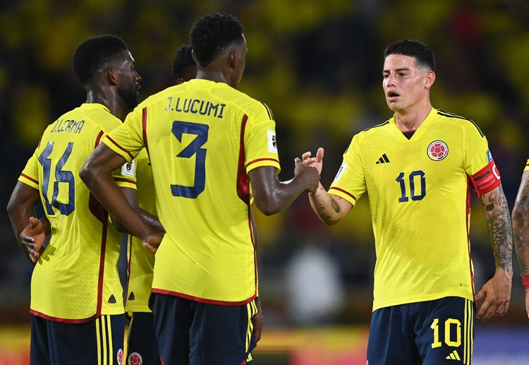 James Rodriguez will lead Colombia ahead of their World Cup 2026 qualifier against Uruguay