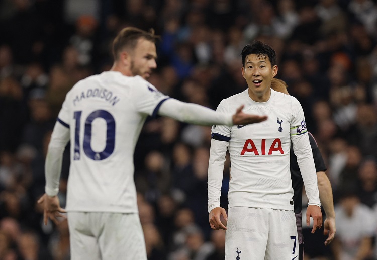 Son Heung-min dan James Maddison bawa Spurs ke puncak sepak bola Inggris