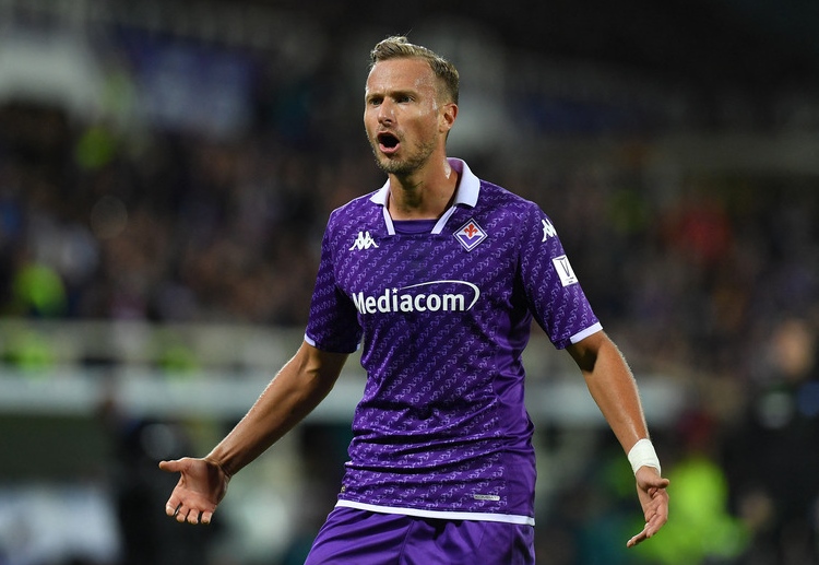 Fiorentina rơi xuống vị trí thứ 8 trên BXH Serie A sau trận này