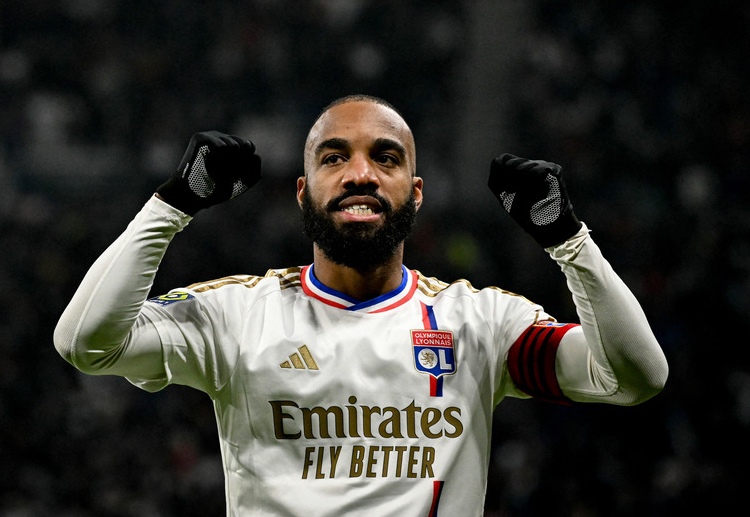 Alexandre Lacazette has been vital in Lyon's recent victories in Ligue 1