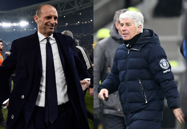 Massimiliano Allegri dan Gian Piero Gasperini incar tiga poin pada pekan ke-28 Serie A musim ini