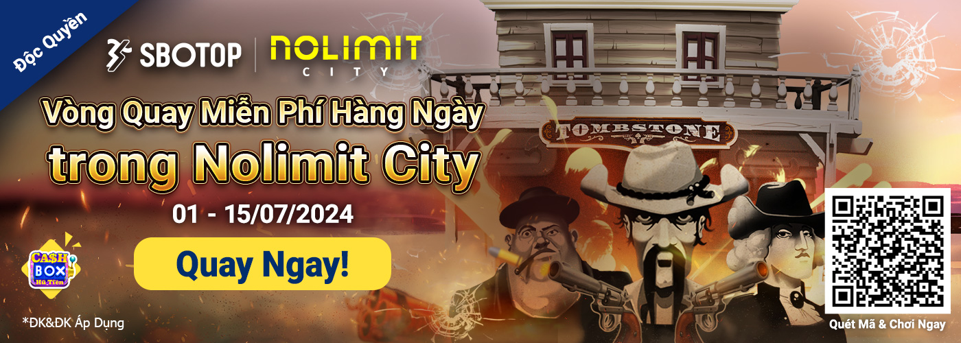 Nhận Vòng Quay Miễn Phí HÀNG NGÀY với Nolimit City!