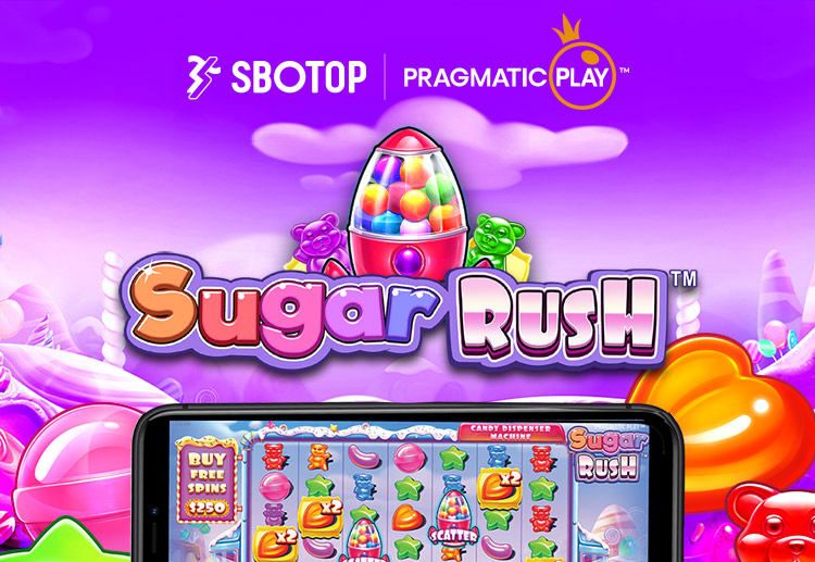 Sugar Rush คือเกมสล็อต 7 รีล 7 แถว จาก SBOTOP ที่การันตีโอกาสชนะได้เกือบแน่นอนด้วย RTP 96.5%