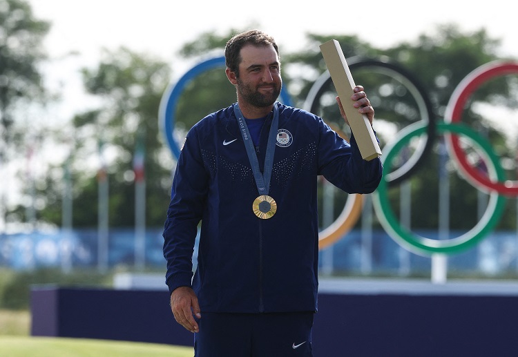 USA's Scottie Scheffler won the gold medal in men's golf at the Olympics 2024