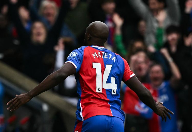 Jean-Philippe Mateta bagged a brace in Crystal Palace's last Premier League match against Manchester United