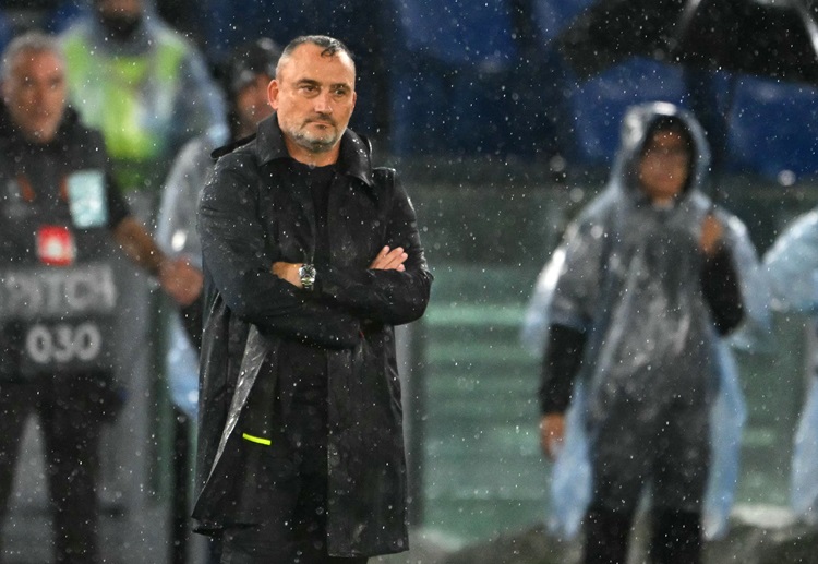 Manager Marco Baroni is determined for Lazio to hold onto their top spot in the Europa League standings