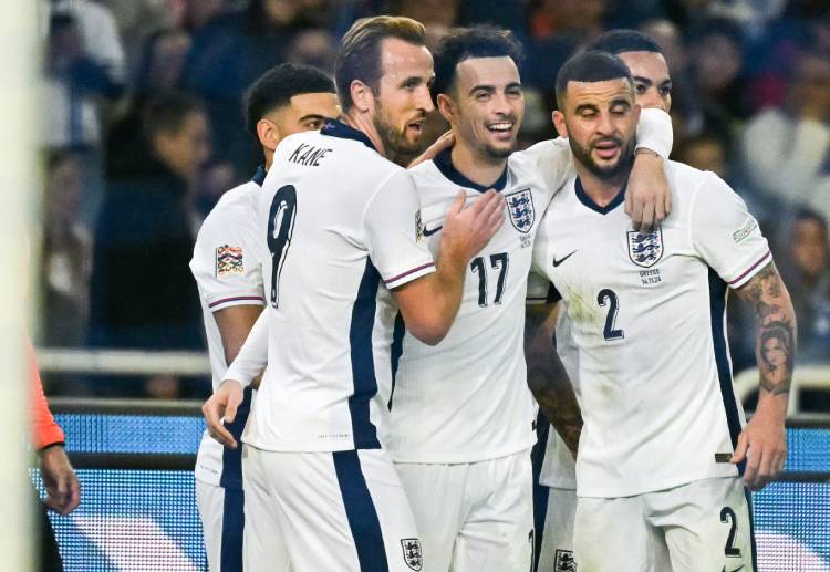 Curtis Jones scored a back heel flick on his senior England debut in the UEFA Nations League game vs Greece